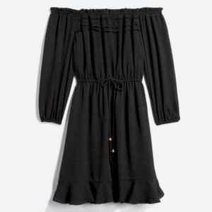 Ivy & Grey Off Shoulder Little Black Dress